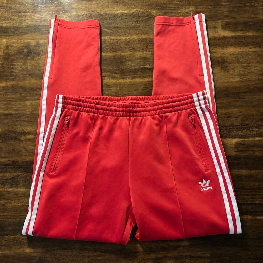 Adidas Women's Large Pants Classic Tapered Leg Track Performance High Rise - Picture 4 of 13